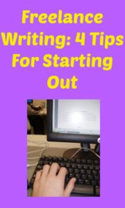 Freelance Writing: 4 Tips For Starting Out - My Random Musings