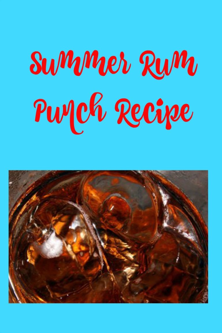 Summer Rum Punch Recipe - My Random Musings