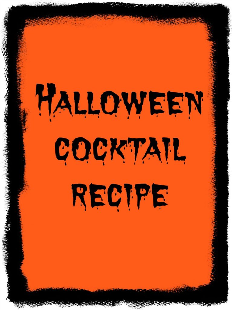 Halloween Cocktail Recipe - My Random Musings